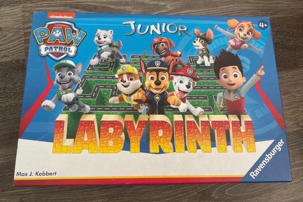 Paw Patrol Junior Labyrinth bordspel - Compleet en netjes, Een of twee spelers, Verzenden, Gebruikt