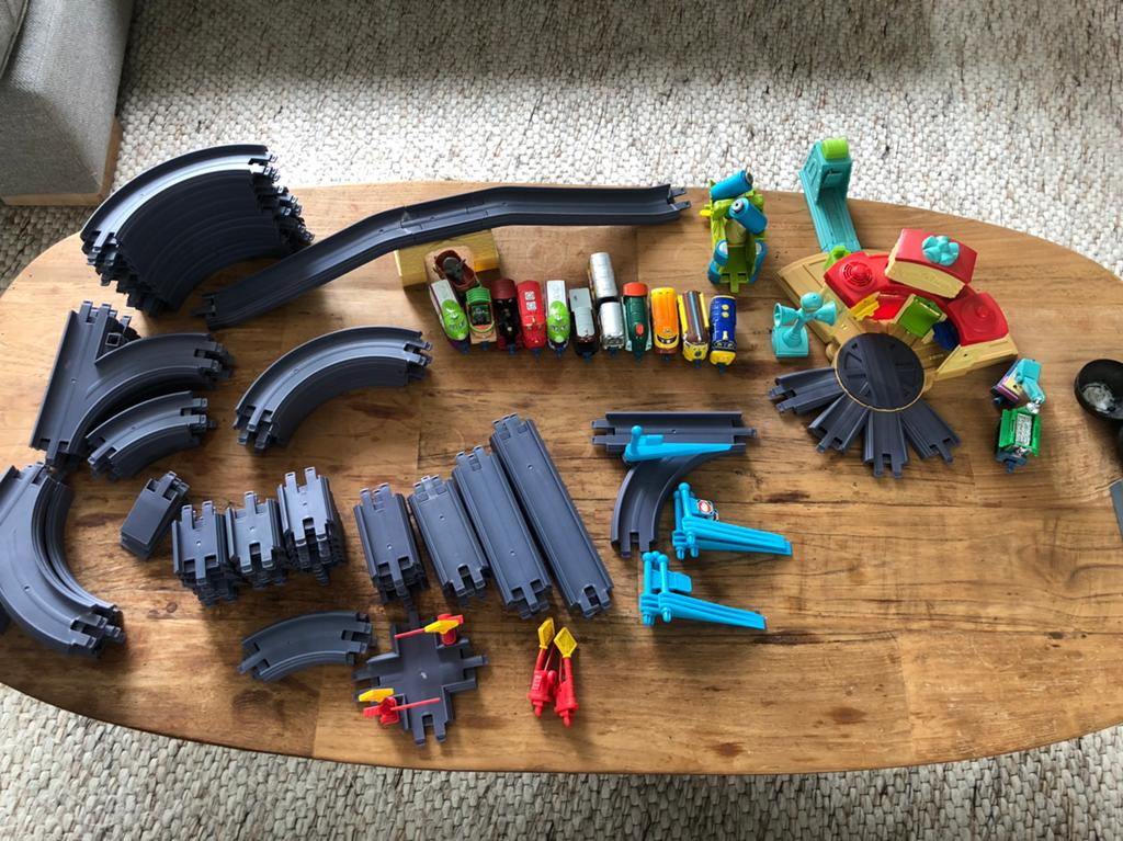Complete Chuggington set, Racebaan, Zo goed als nieuw, Handmatig, Ophalen