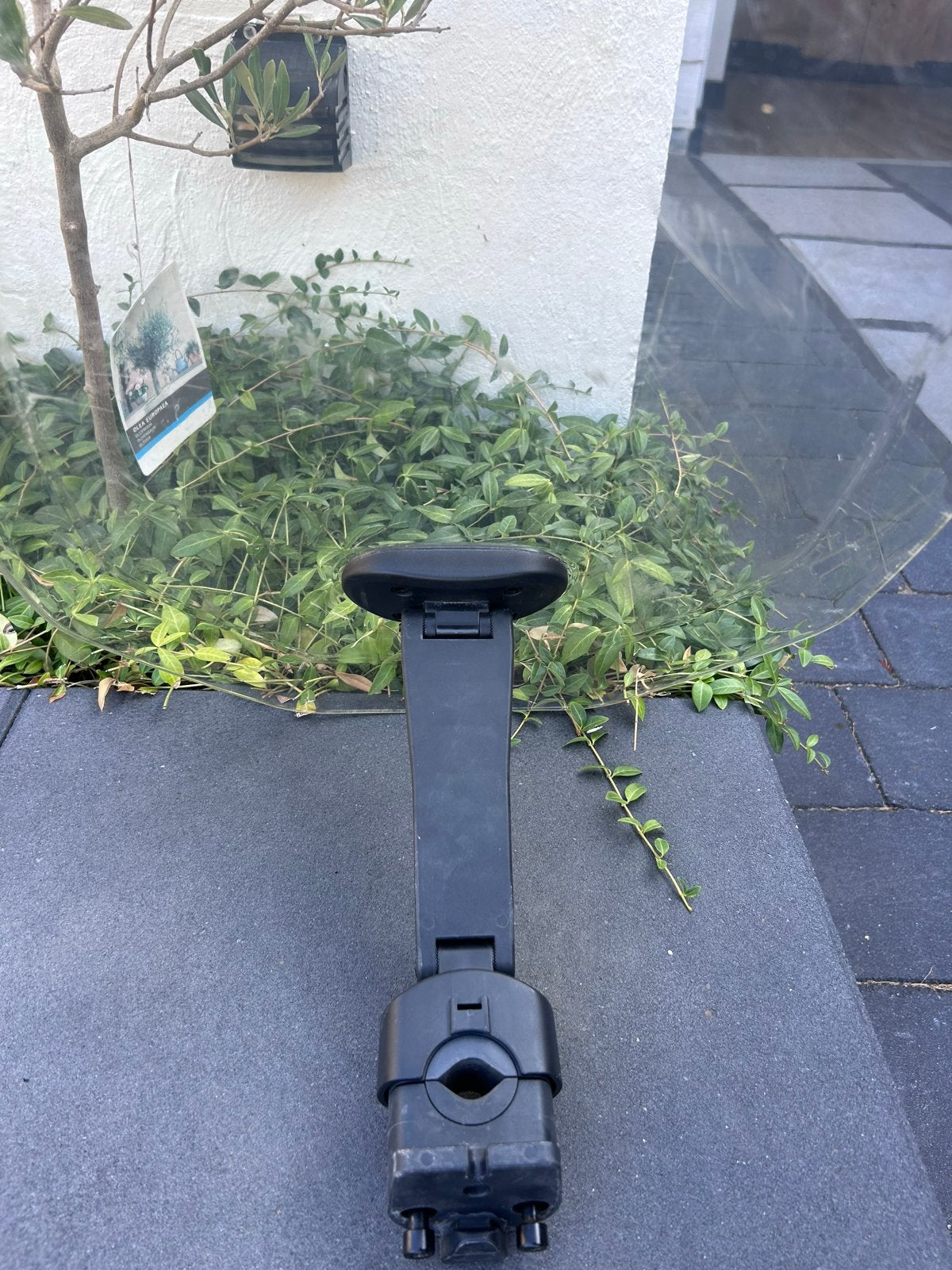 Yepp voorzitje met windscherm en bevestigingsmateriaal, Voorzitje, Ophalen of Verzenden, 0 t/m 13 kg, Gebruikt