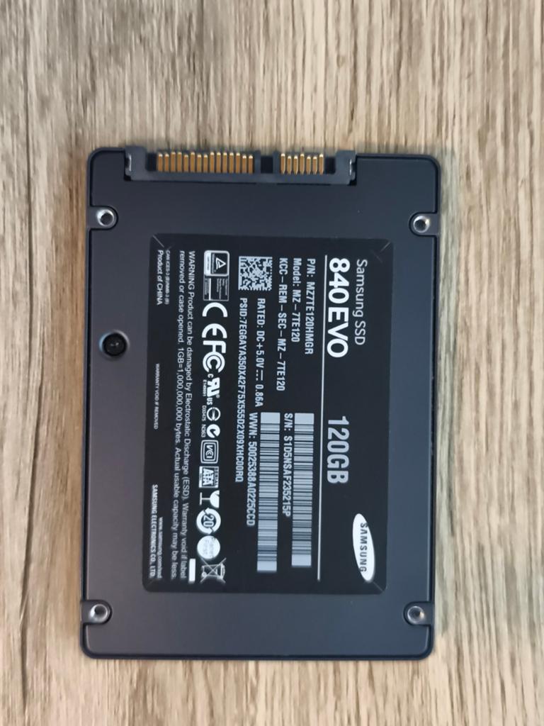 Samsung SSD 840 EVO 120Gb, Intern, 120Gb, Samsung SSD, Ophalen of Verzenden