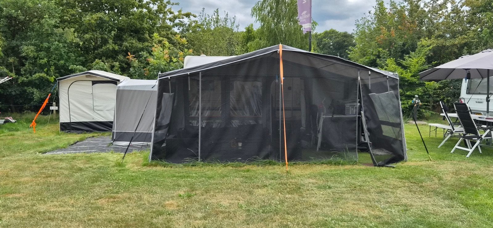 Sprite cirrus 500, voortent luifel, campingplek 31/8 - 31/10, Caravans en Kamperen, Caravans, Particulier, tot en met 4, Ophalen