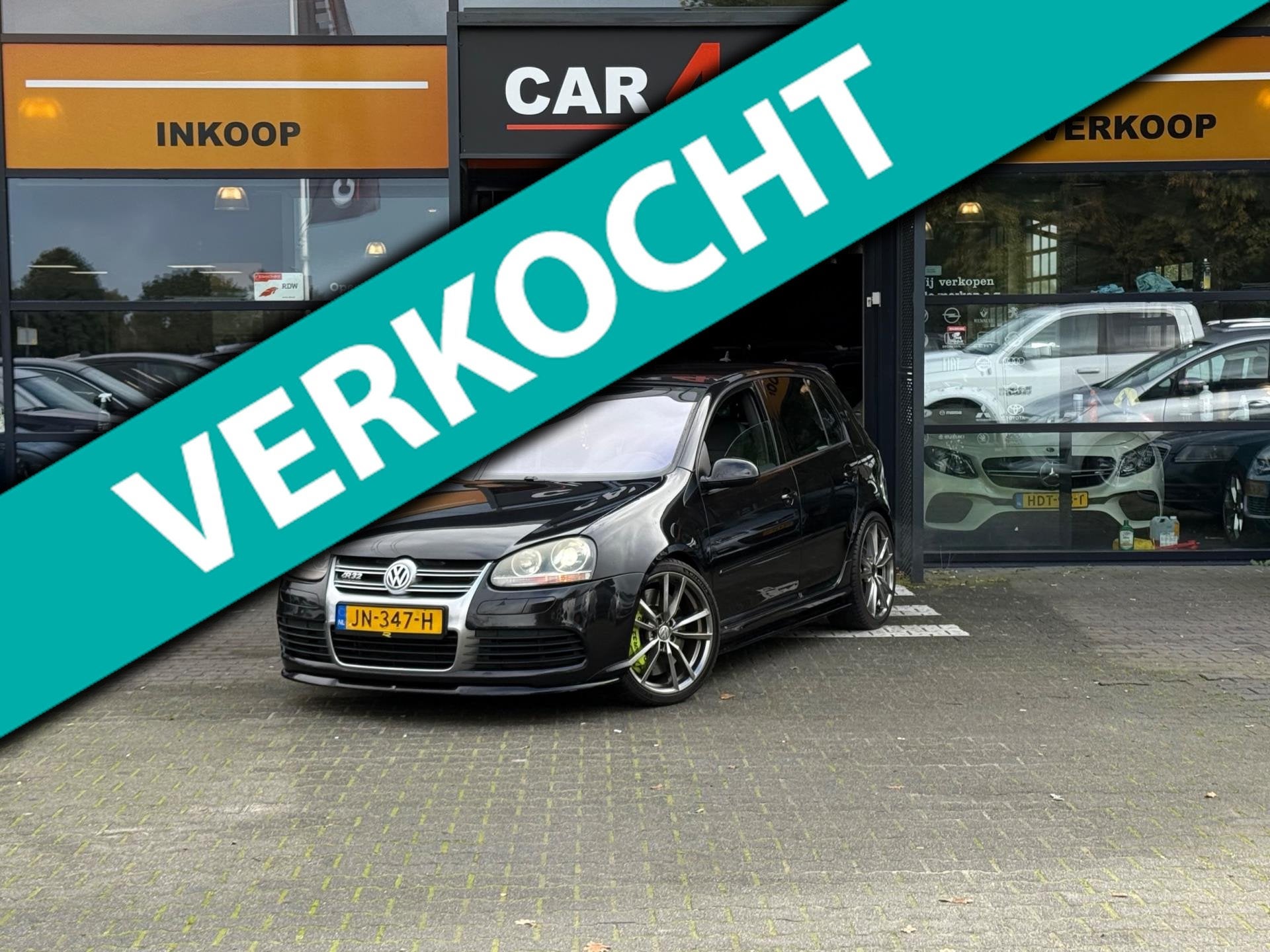 Volkswagen Golf 3.2 R32 MILLTEK/PORSCHE REMMEN/LEDER/CARPLAY, Auto's, Automaat, Gebruikt, Zwart, 3189 cc
