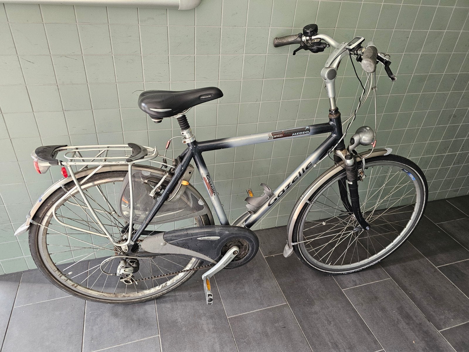 Gazelle Medeo Herenfiets Stadsfiets in Perfect Staat, Ophalen, Gebruikt, Velgrem, Versnellingen