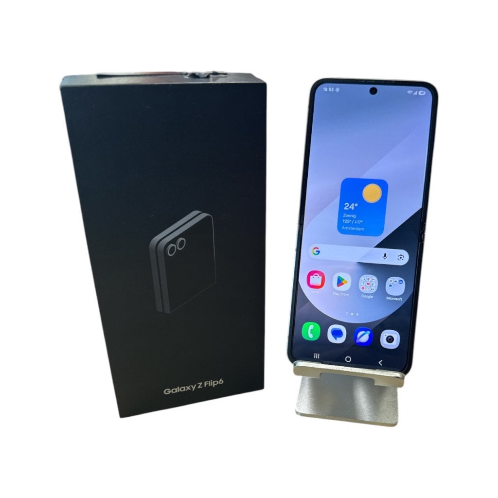 Foto 2 van Samsung Galaxy Z Flip 6 256GB Zilver | Kleine Krasjes