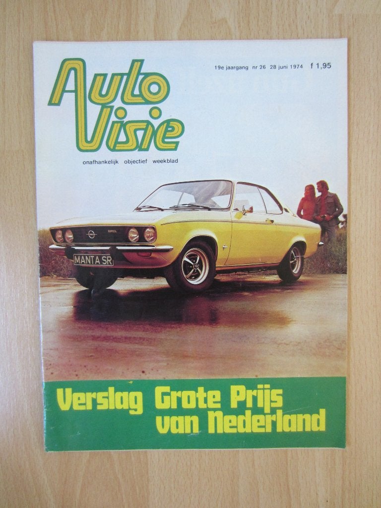 AutoVisie 1974, nummer 26, Ophalen of Verzenden, Gelezen, Algemeen