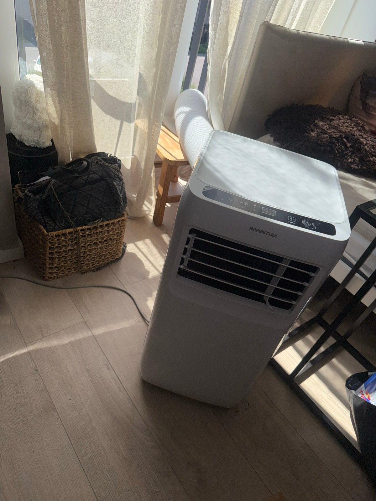 Inventum Mobiele Airco (deze lente gekocht), Ophalen, 3 snelheden of meer, Zo goed als nieuw, Koelen en Ontvochtigen