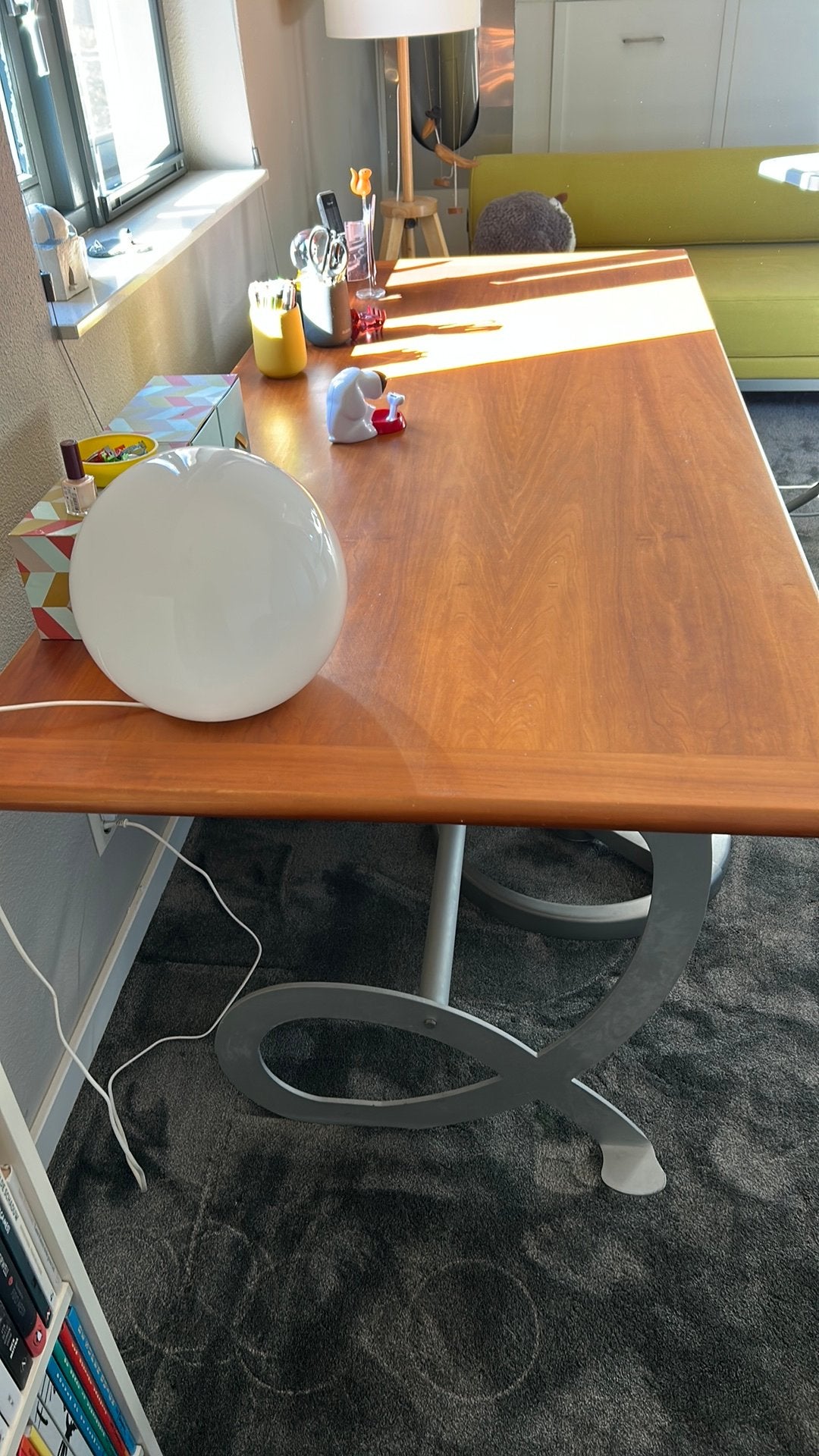 Prachtige houten tafel/ omgeving Den Haag, Ophalen, Gebruikt, 50 tot 100 cm, Design