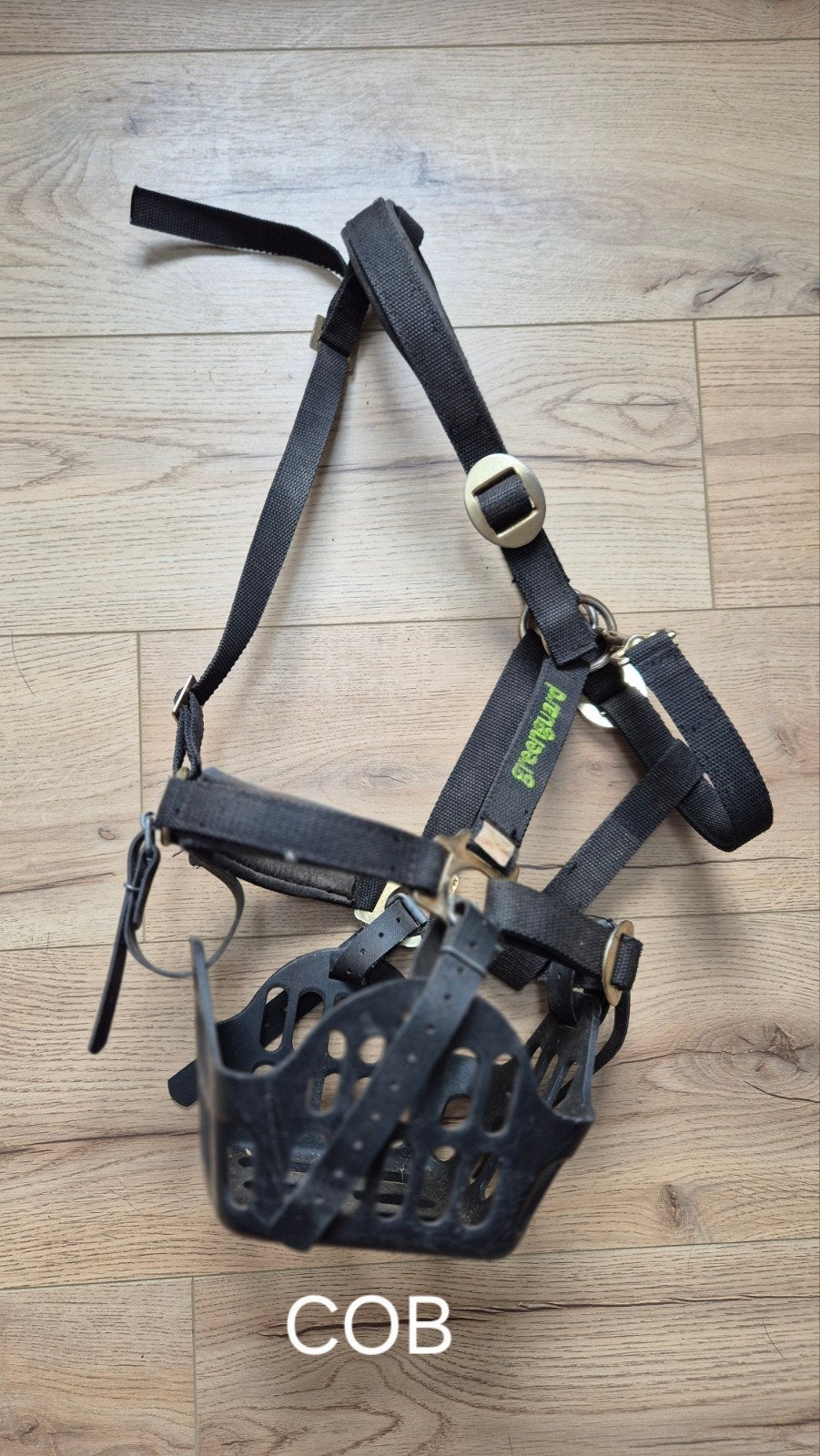 greenguard graasmasker maat COB met halster, Gebruikt, Ophalen of Verzenden, Zwart, Halster