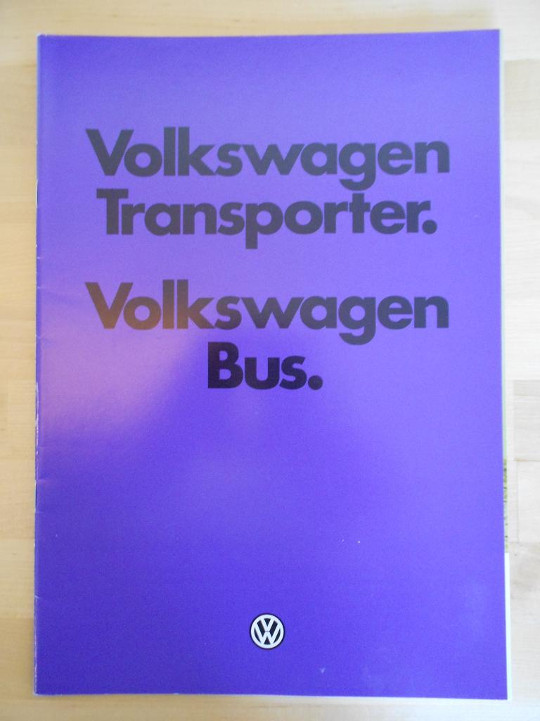Volkswagen Transporter Brochure 1981 – T3, Boeken, Volkswagen, Verzenden, Zo goed als nieuw, Volkswagen