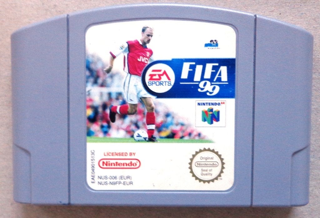 FIFA 99 voor de Nintendo 64, 2 spelers, Ophalen of Verzenden, Zo goed als nieuw, Vanaf 3 jaar