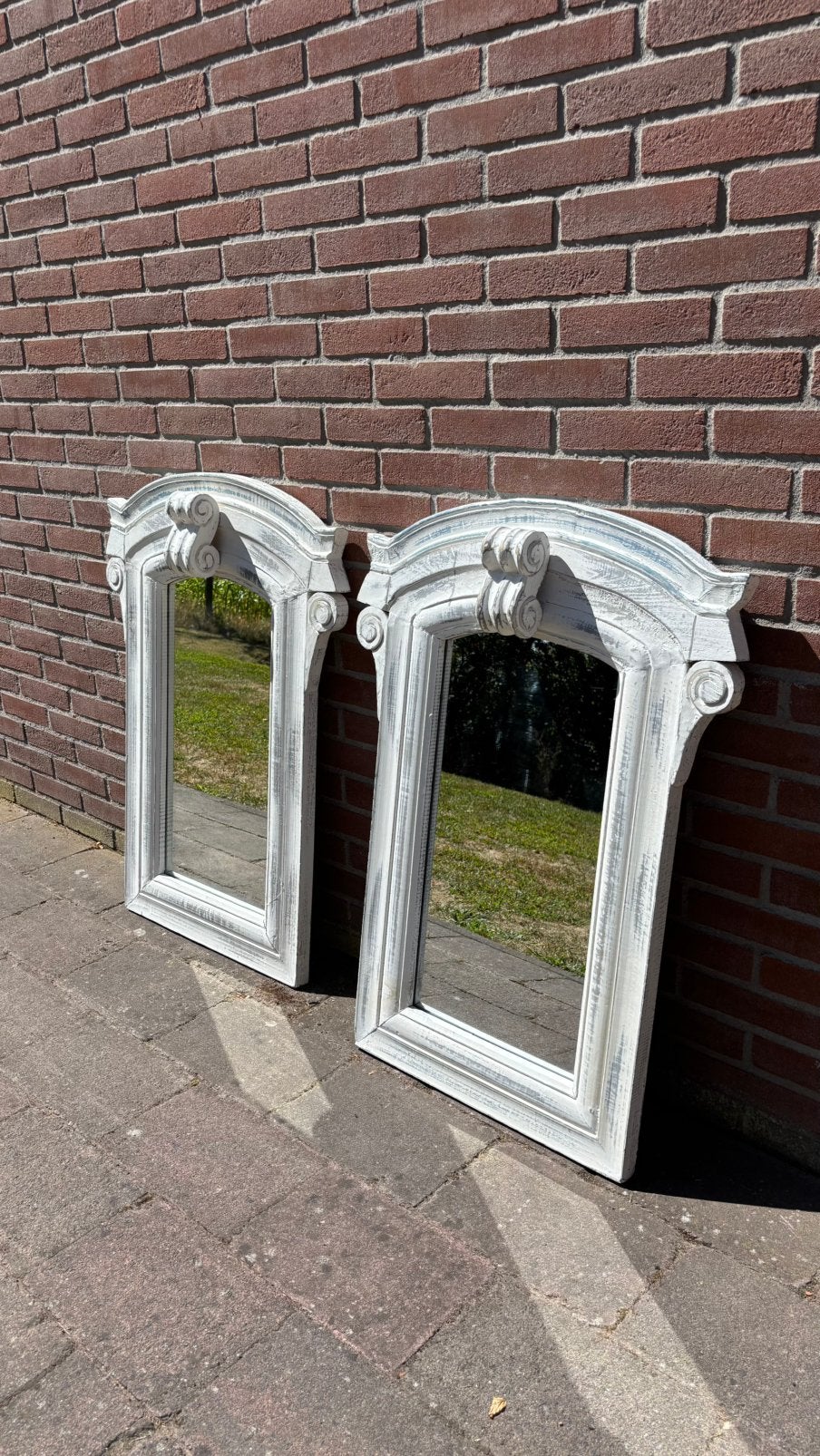 Pomax ossenoog spiegels – vintage / brocante, Huis en Inrichting, Ophalen, Nieuw, Minder dan 100 cm, Overige vormen