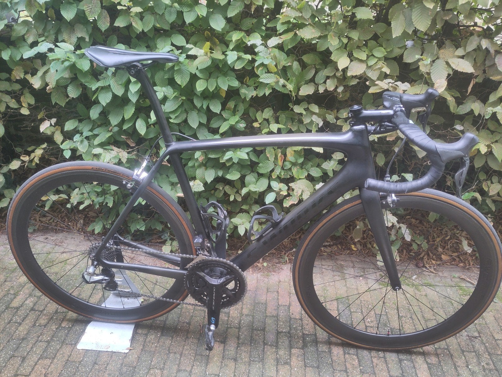 Specialized Tarmac SL5 Dura-Ace Di2 maat 58 met powermeter, 28 inch, Gebruikt, Carbon, Velgrem
