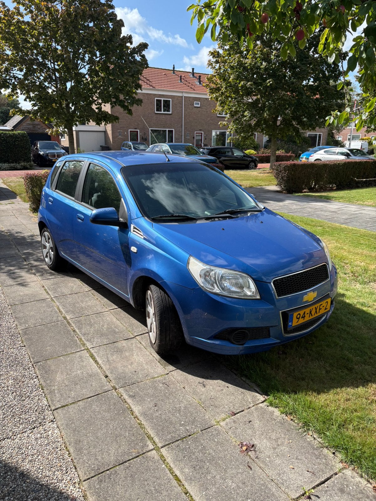 Chevrolet Aveo 1.2 16V 5D 2010 Blauw, Auto's, Voorwielaandrijving, 40 €/maand, Aveo, 4 cilinders