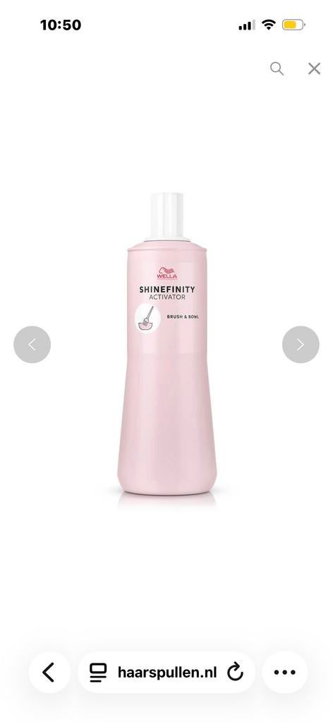Wella Shinefinity Activator, Sieraden, Tassen en Uiterlijk, Uiterlijk | Haarverzorging, Ophalen of Verzenden, Gebruikt, Haarverzorger of -hersteller