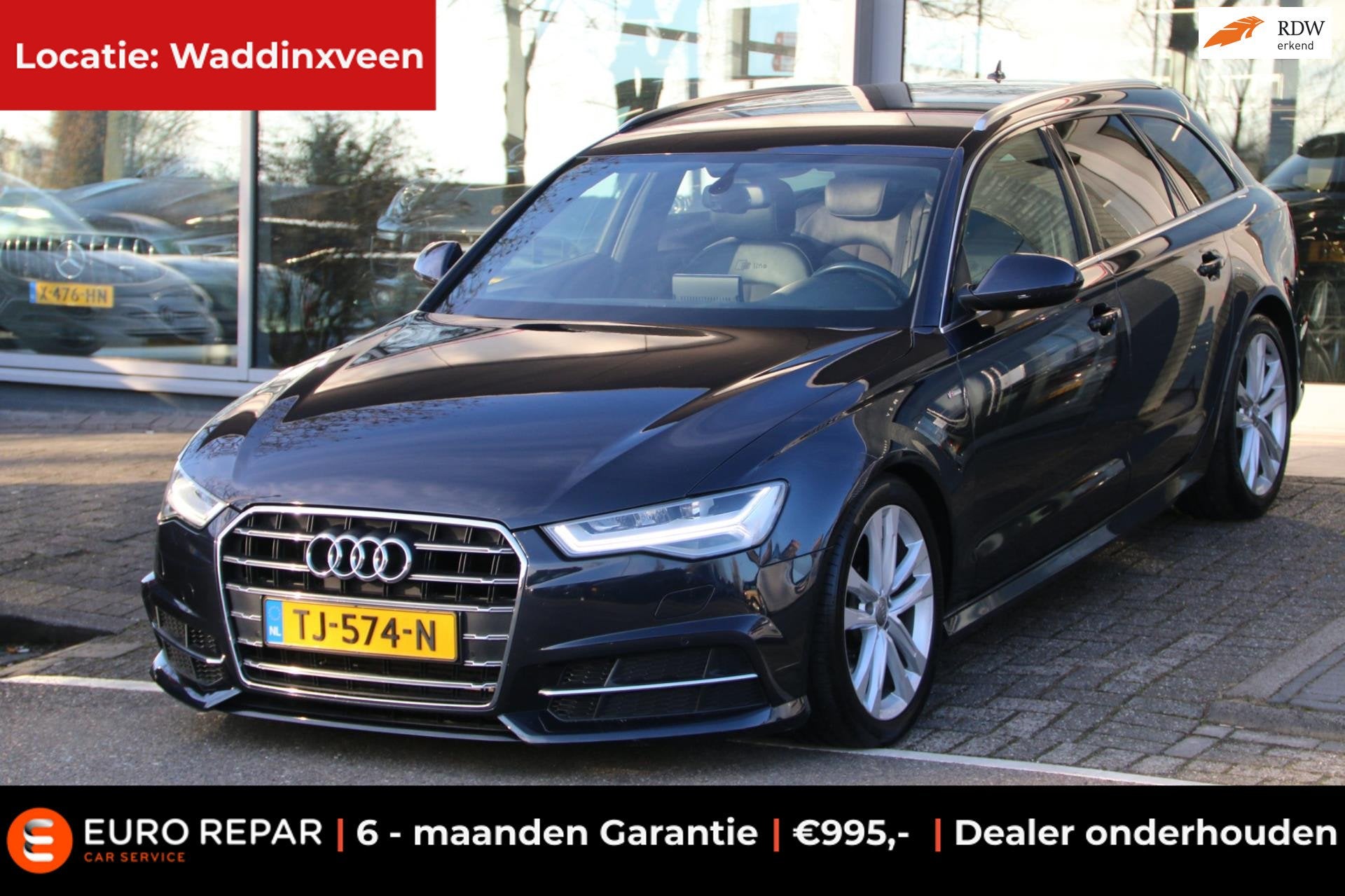 Audi A6 Avant 1.8 TFSI ultra Advance Sport DEALER OND NL-AUT, Auto's, Dealer onderhouden, Euro 6, Blauw, Origineel Nederlands