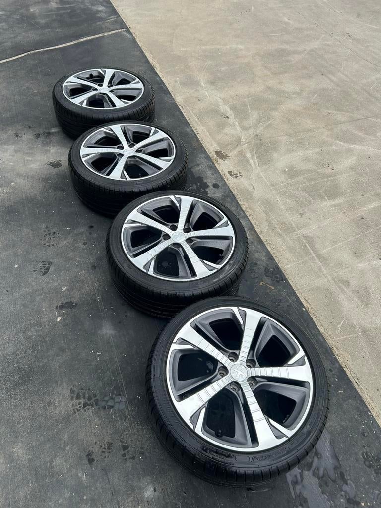 Peugeot GT-Line wielen, Auto-onderdelen, Banden en Velgen, Ophalen, 18 inch, Velg(en), Zomerbanden