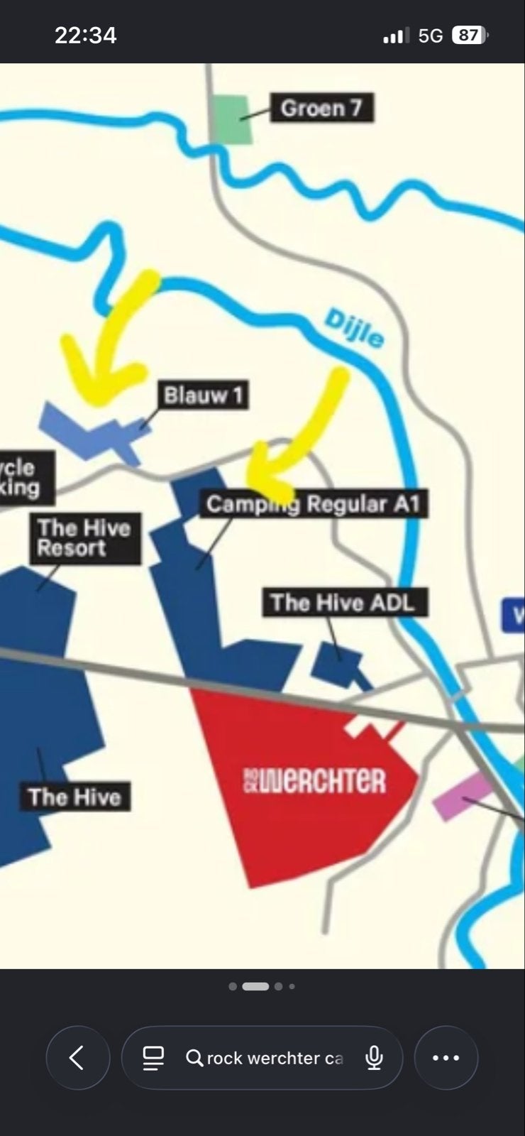 2x kaarten Rock Werchter camping A1, Tickets en Kaartjes, Twee personen