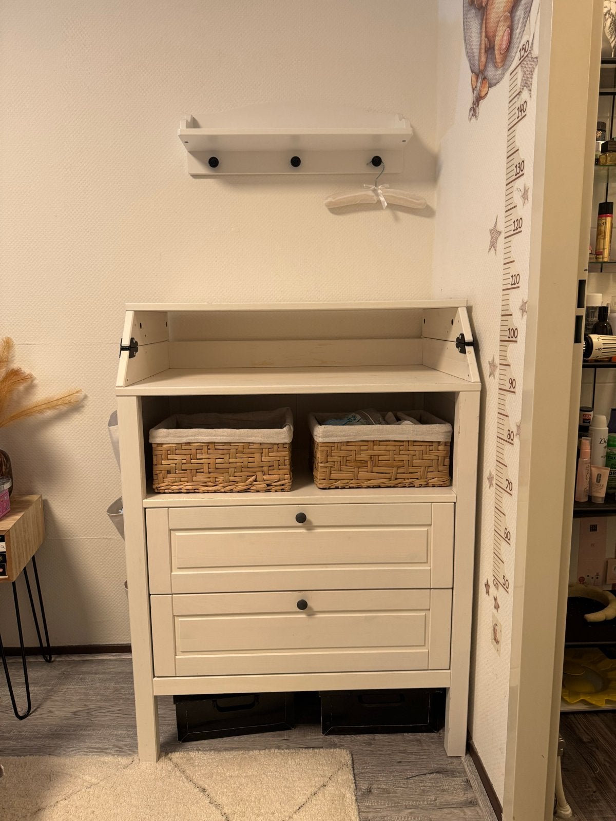 IKEA Baby Commode met Lades - Wit, Ophalen, Gebruikt, 50 tot 70 cm, 75 tot 100 cm