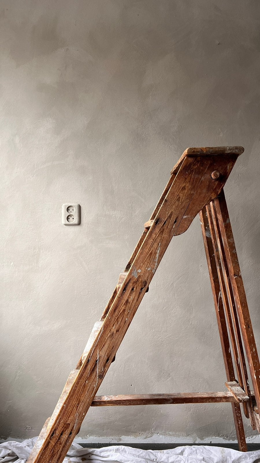 Decoratieve Brocante houten trap, Ophalen