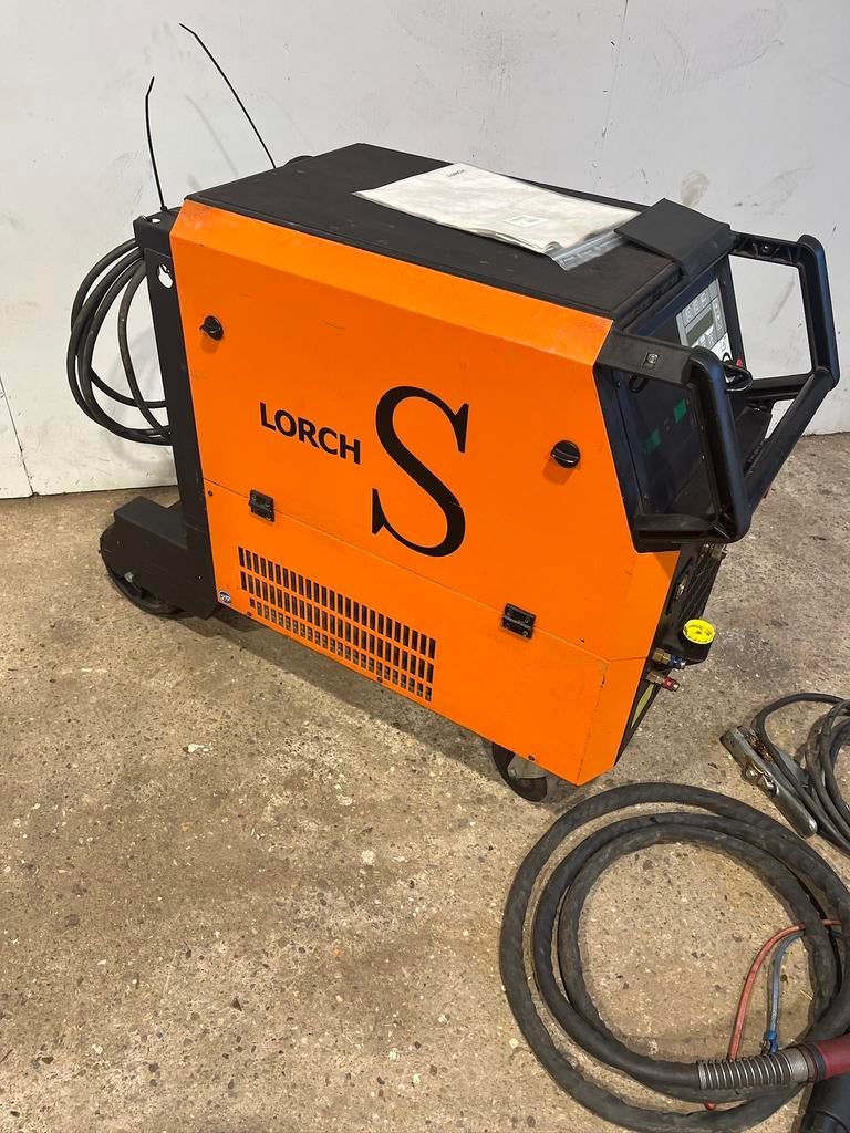 Lorch puls migmag lasapparaat watergekoeld staal rvs alu, Ophalen, Zo goed als nieuw, 250 ampère of meer, Co2
