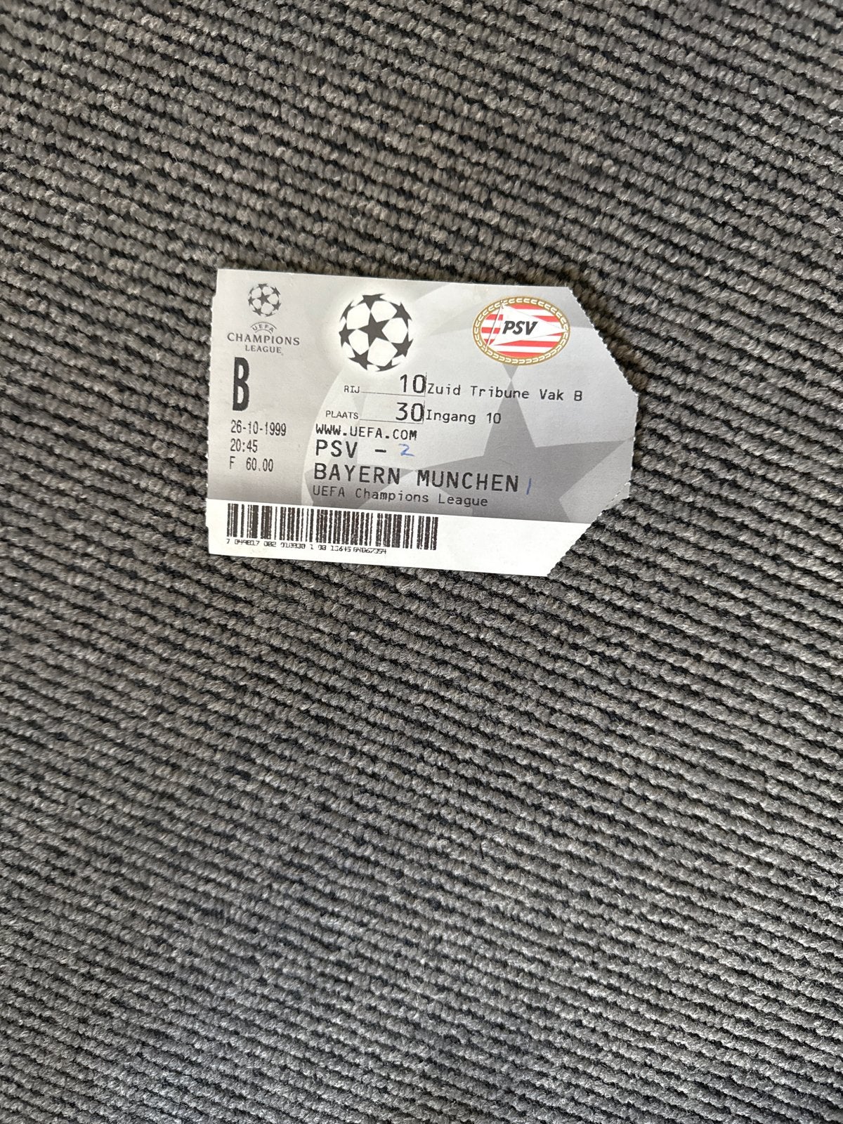 Psv kaart, Tickets en Kaartjes, Eén persoon