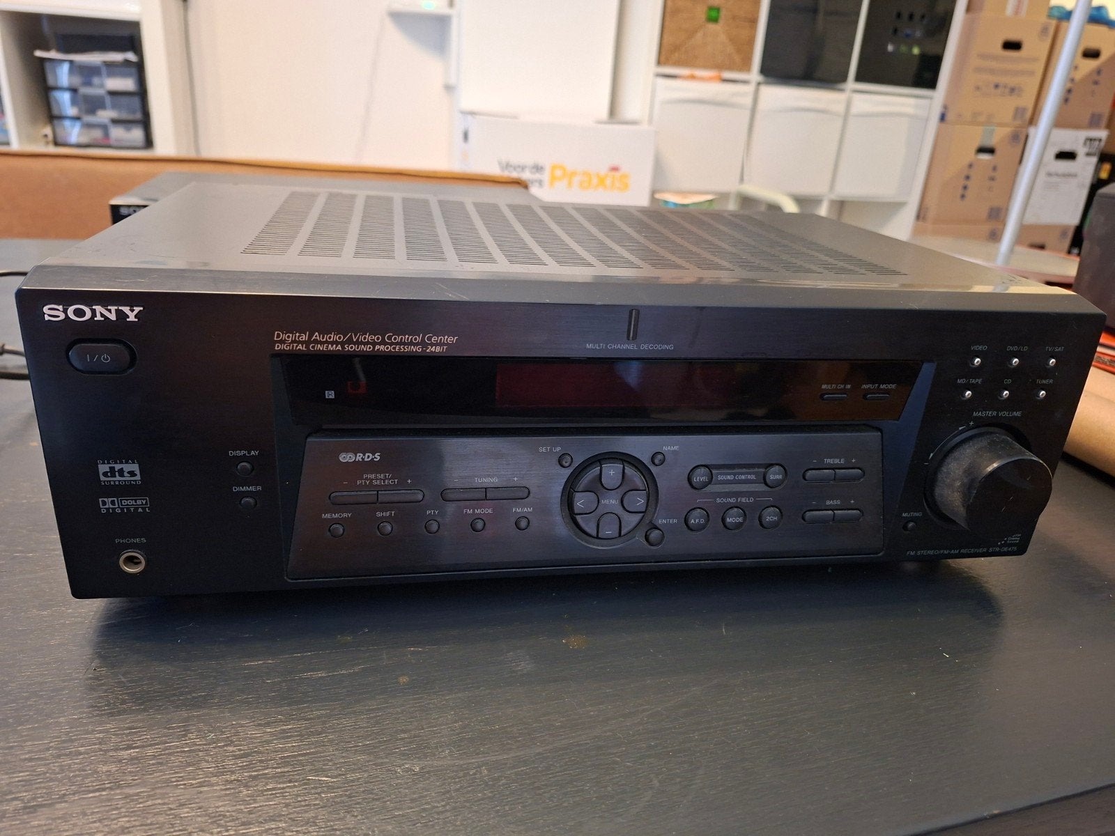 Sony STR-DE475 FM Stereo/FM-AM Receiver, Ophalen, Gebruikt, 60 tot 120 watt, Sony