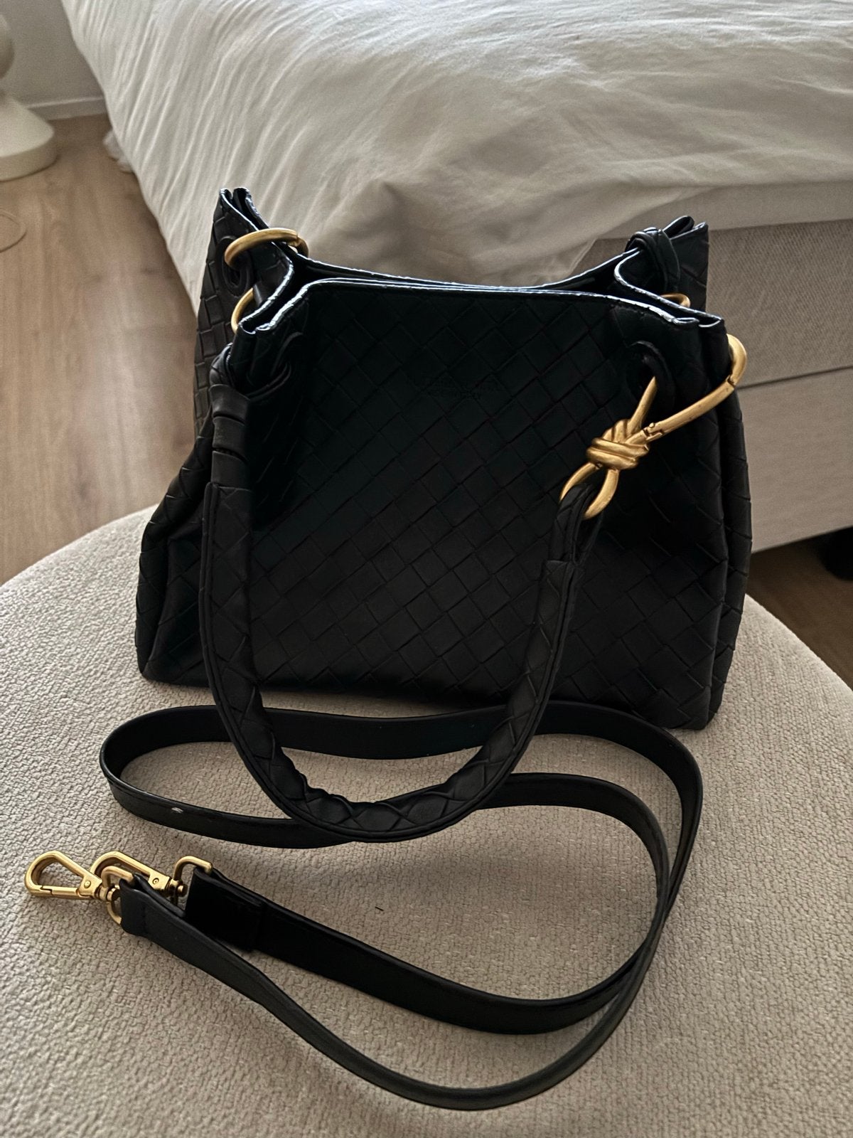 Like Bottega Veneta Tas - Zwart, Ophalen of Verzenden, Nieuw, Zwart, Handtas