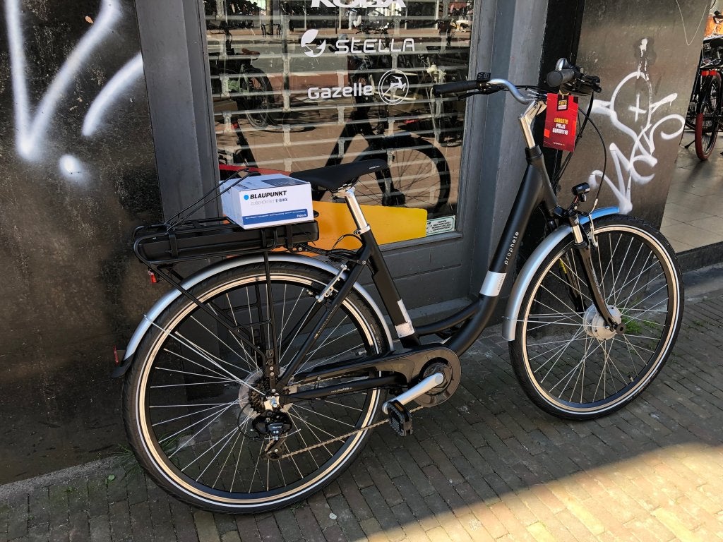Fietshokje Houtplein: Prophete e-bike zwart, Niet ingevuld, Nieuw, Niet ingevuld, Niet ingevuld