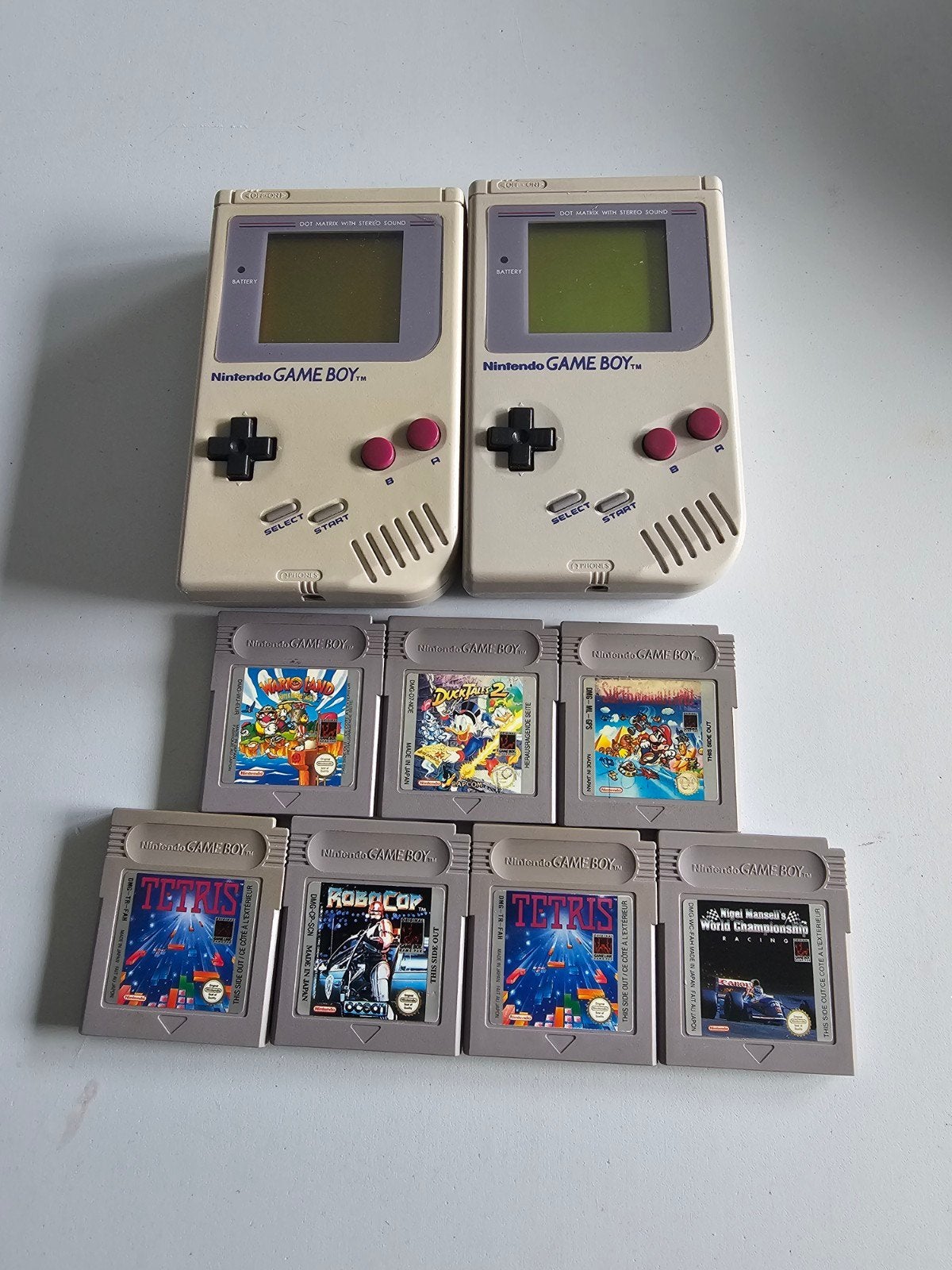 Retro game 2x nintendo gameboy met spelletjes, Ophalen of Verzenden, Zo goed als nieuw