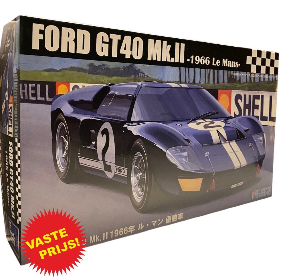 Ford GT40 MK.II 1966 Le Mans (Fujimi 12603) 1/24, Hobby en Vrije tijd, Modelbouw | Auto's en Voertuigen, Fujimi, Auto, Groter dan 1:32