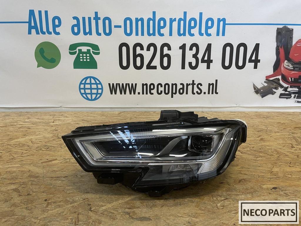 AUDI A3 8V S3 RS3 FACELIFT VOL LED KOPLAMP LINKS 8V0941033C, Auto-onderdelen, Verlichting, Gebruikt, -, -, -