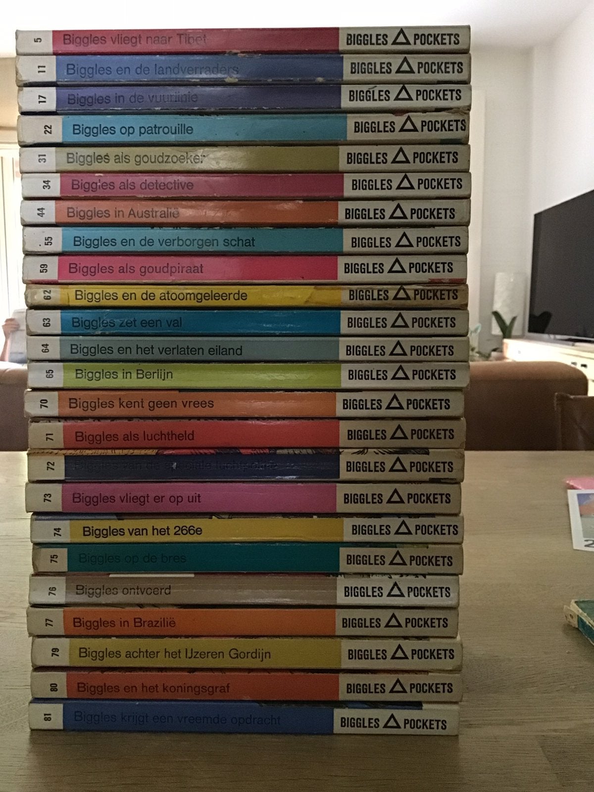 Biggles Pockets 1965-1967, Boeken, Partijen en Verzamelingen, Ophalen of Verzenden, Gelezen, Populaire fictie