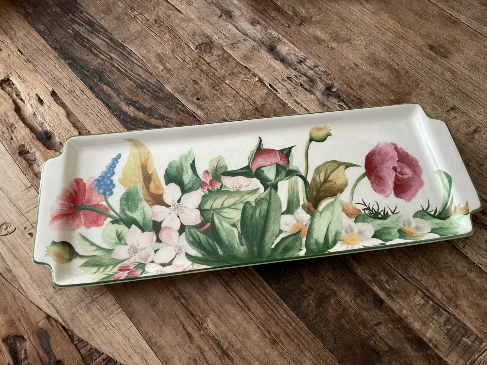 Gien cake schaal, Ophalen of Verzenden, Overige stijlen, Glas, Schaal of Schalen