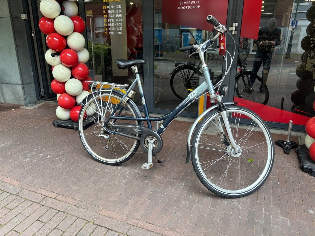Fietshokje Raaks: Batavus jakima damesfiets 3X7S versnelling, Gebruikt, Versnellingen, Niet ingevuld, Trommelrem