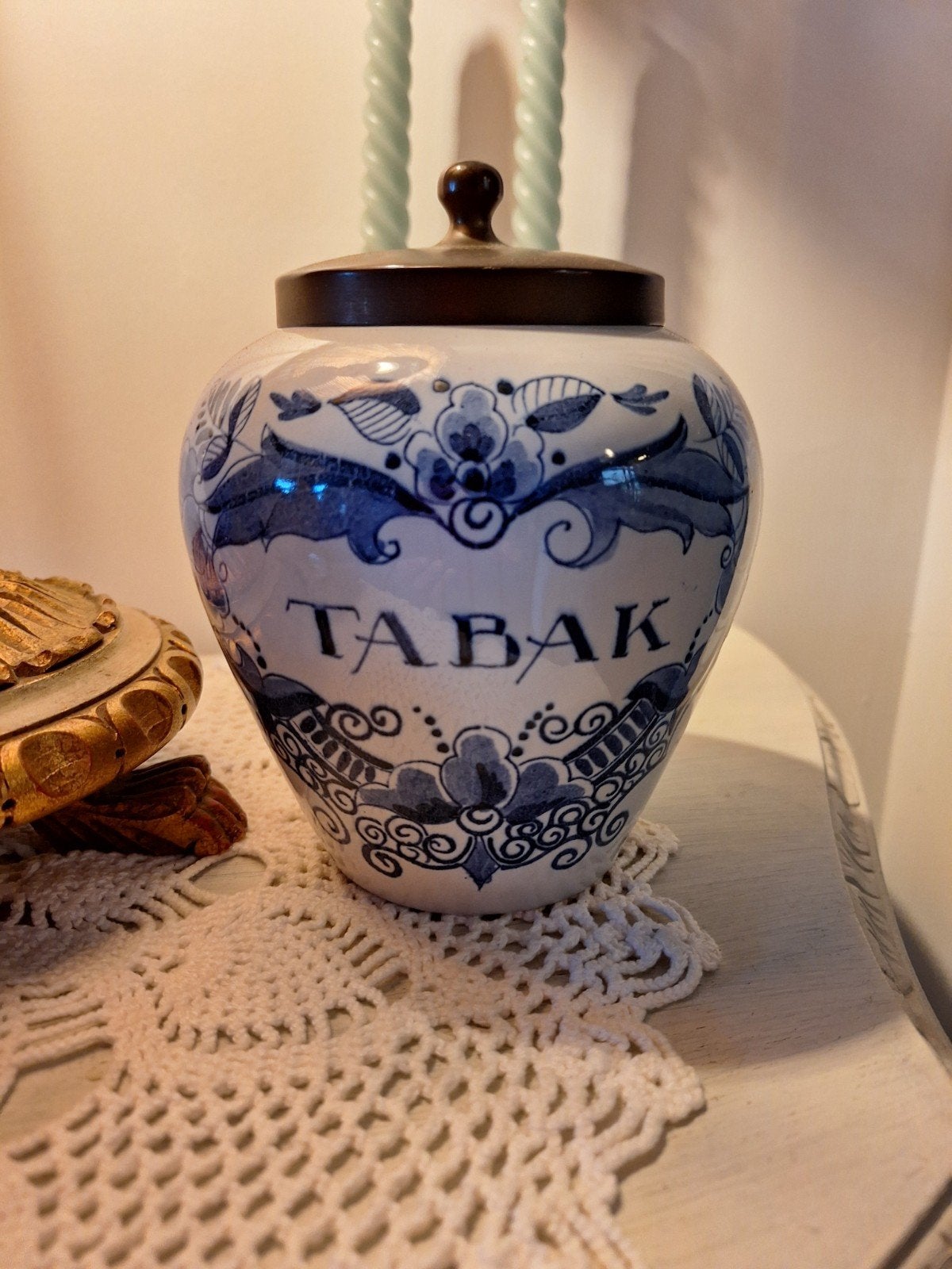 klassieke D.B tabakspot- Goedewaagen, Antiek en Kunst, Ophalen of Verzenden