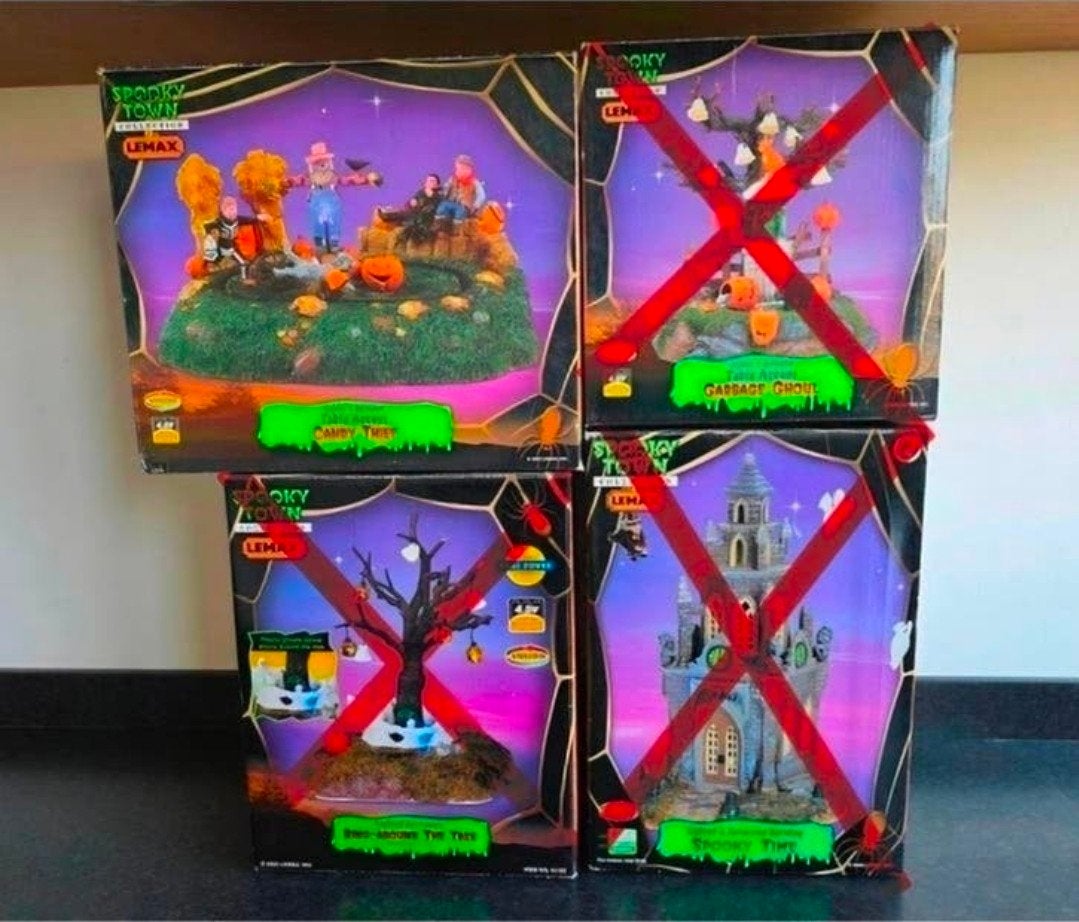 Nog maar 1! retired en zeldzaam Lemax Spooky town item, Diversen, Kerst, Ophalen of Verzenden, Gebruikt