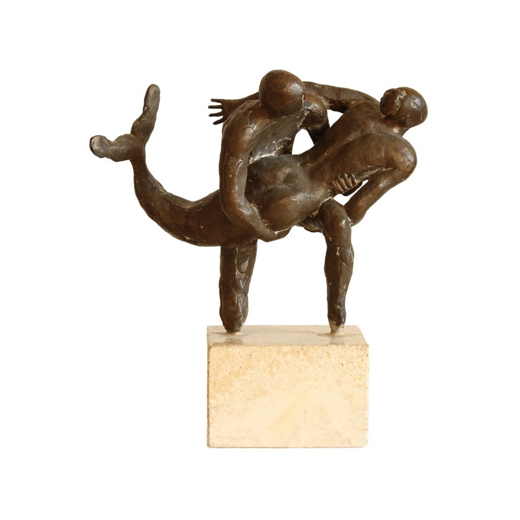 BRONZEN BEELD Ek van Zanten ZEEMEERMIN, Antiek en Kunst, Ophalen of Verzenden, Brons, Beeld
