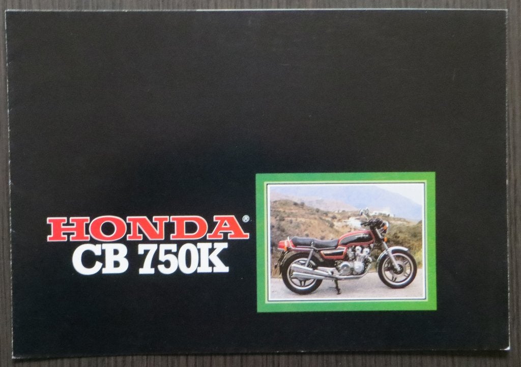 Folder Honda CB 750 K - 1979 - 6 blz (Nederlands), Motoren, Verzenden, Honda
