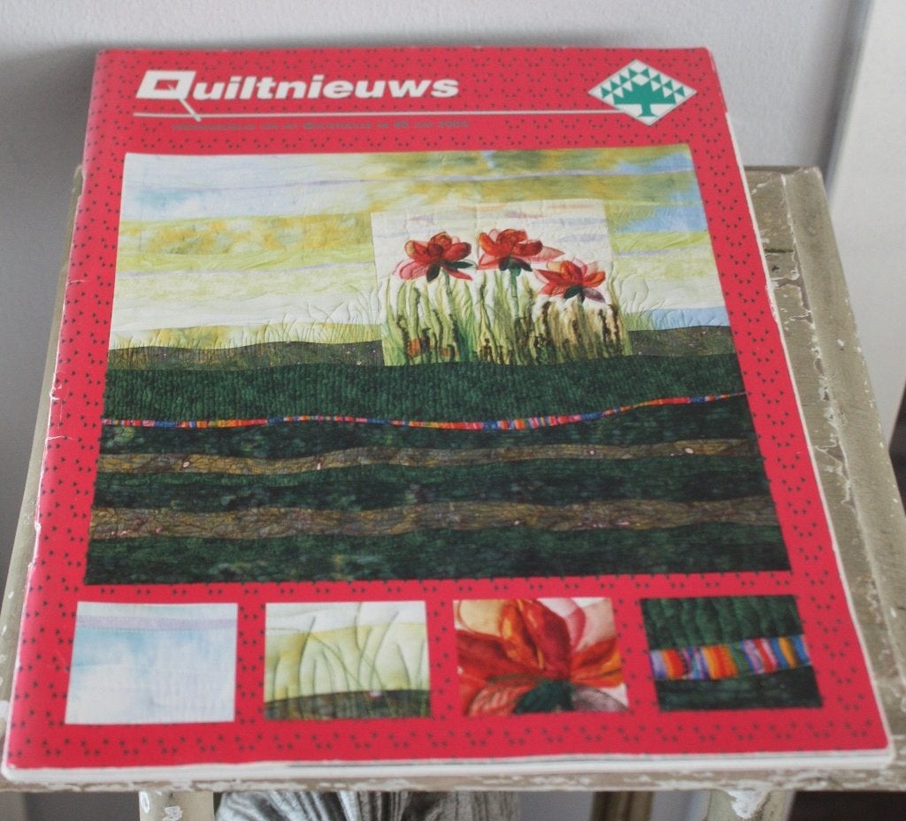 quiltnieuws  juni 2004 nr 80, Ophalen of Verzenden, Gebruikt, Overige typen