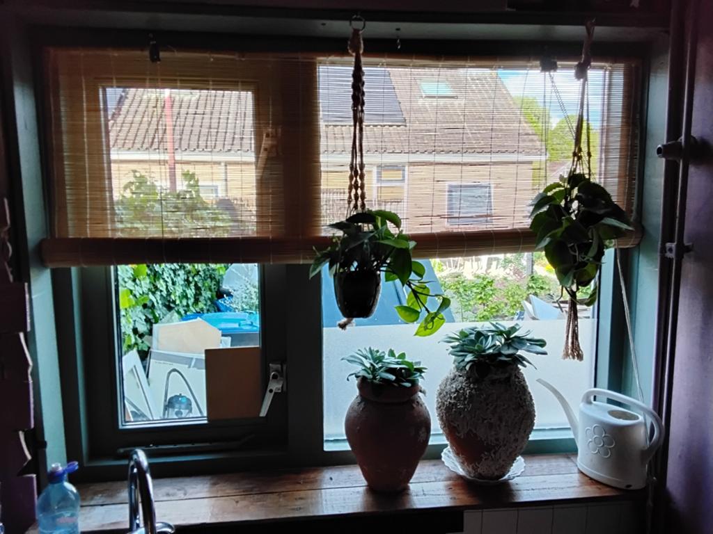 Rolgordijn 140 breed, Ophalen of Verzenden, Zo goed als nieuw, 100 tot 150 cm, 150 tot 200 cm