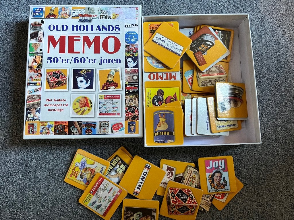 Oud Hollandse memory (mooie oude plaatjes), Vijf spelers of meer, Ophalen of Verzenden, Zo goed als nieuw