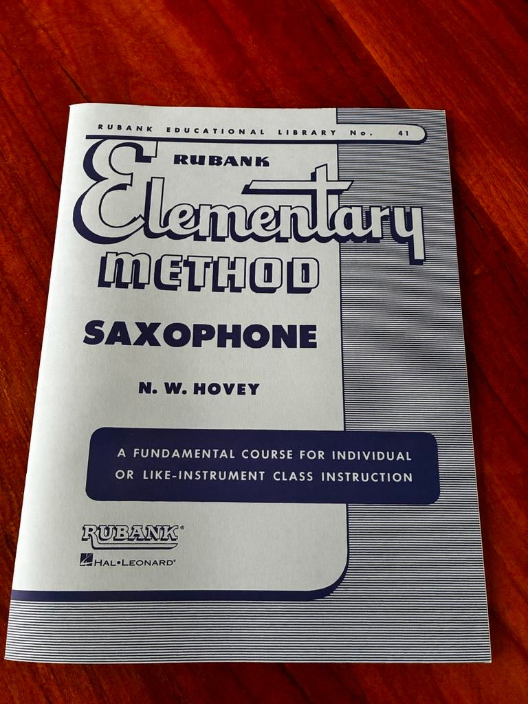 Saxofoon lesboek voor beginners - N.W. Hovey (z.g.a.n.), Muziek en Instrumenten, Blaasinstrumenten | Saxofoons, Ophalen of Verzenden