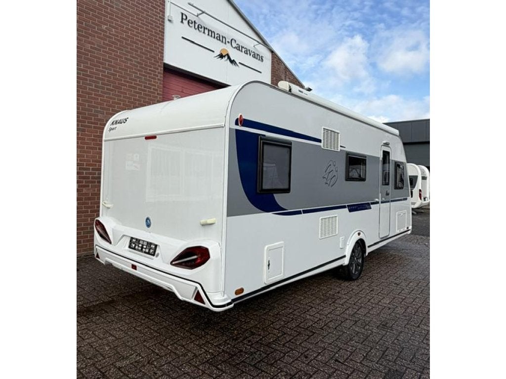 Knaus Sport Silver Selection 580 QS Incl. Mover en Luifel, Caravans en Kamperen, Luifel, Rondzit, Bedrijf, Overige typen