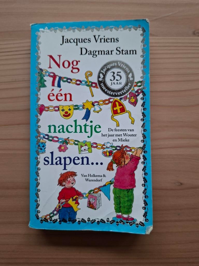 Nog één nachtje slapen... - Jacques Vriens & Dagmar Stam, Boeken, Gelezen, Fictie algemeen, Ophalen of Verzenden, Jacques Vriens, Dagmar Stam