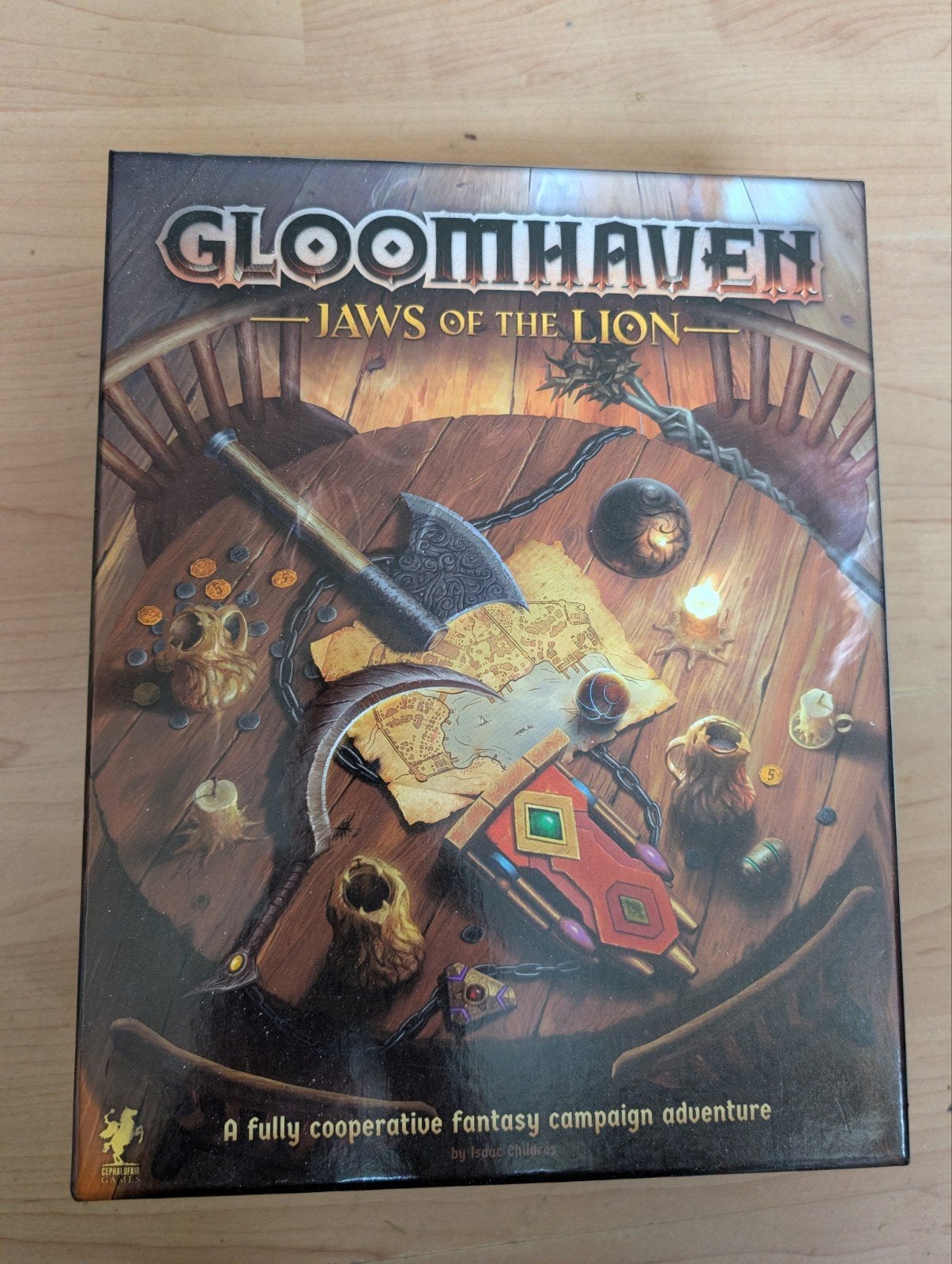 Gloomhaven: Jaws of the Lion bordspel met organizer, Ophalen of Verzenden