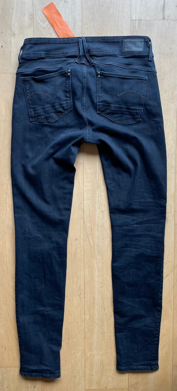G Star Raw Lynn Mid Skinny jeans W31 L34 donker blauw, Ophalen of Verzenden, W30 - W32 (confectie 38/40)