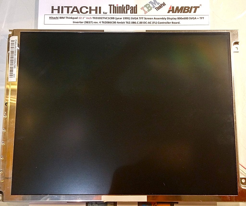 Hitachi TX31D27VC1CBB 12.1 TFT IBM Thinkpad Acer T62086C00, Kantelbaar, Refurbished, Ophalen of Verzenden, Overige typen