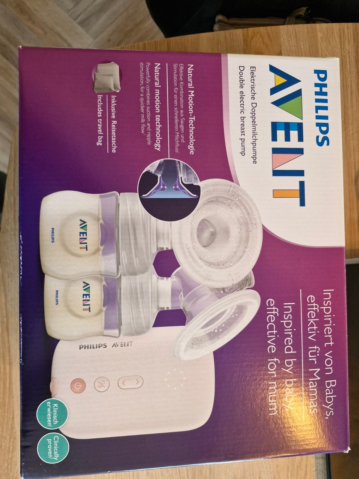 Philips Avent Dubbele Elektrische Borstkolf met Reistas, Ophalen, Gebruikt, Borstkolf, Philips Avent