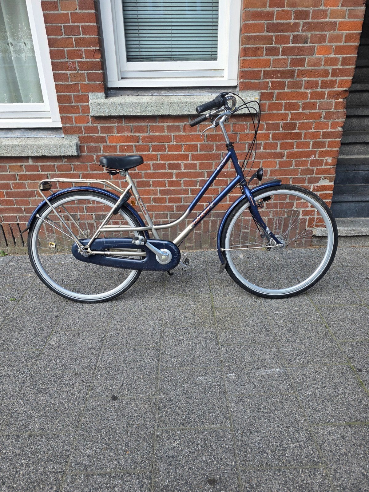 Union retro damesfiets 28 inch classic omafiets, 2 zitjes, 53 tot 56 cm, Zo goed als nieuw, Ophalen