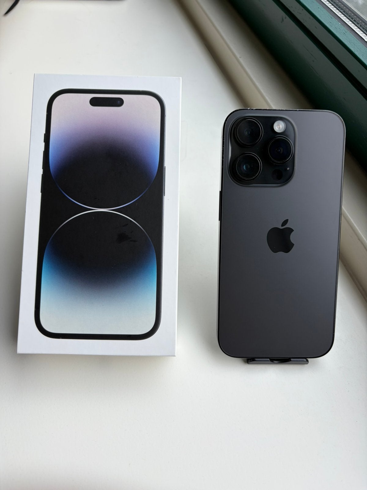 Iphone 14 Pro Zwart, Ophalen, 75 %, Zwart, Zo goed als nieuw